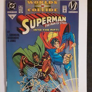 SUPERMAN THE MAN OF STEEL #36   WORLDS COLLIDE PART 10 DAKOTA UNIVERSE  ICON